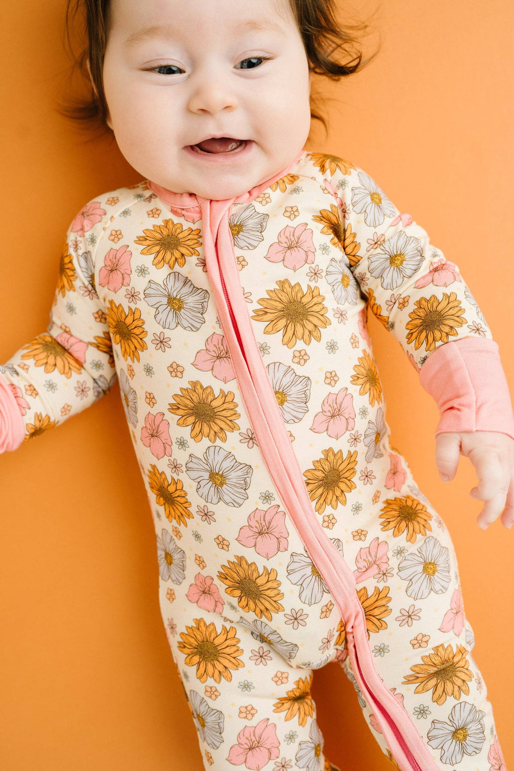 Maybelle Floral Bamboo Sleeper: 3-6M