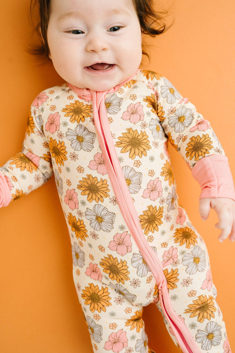 Maybelle Floral Bamboo Sleeper: 18-24M