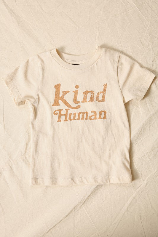 "KIND HUMAN" Kids T-Shirt
